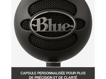 Charger l&#39;image dans la galerie, BLUE MIC Microphone pour Streaming USB Snowball Ice Noir (988-000172)
