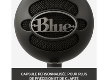 Charger l&#39;image dans la galerie, BLUE MIC Microphone pour Streaming USB Snowball Ice Noir (988-000172) Microphone
