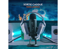 Charger l&#39;image dans la galerie, Configuration microphone avec casque, avec le texte &#39;sorte casque sans latence&#39;.
