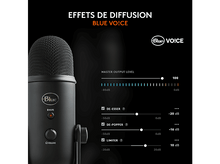 Charger l&#39;image dans la galerie, BLUE MIC Microphone de streaming Yeti USB Noir (988-000229)
