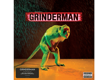 Charger l&#39;image dans la galerie, Pochette de l&#39;album Grinderman. Un singe vert sous la pluie avec une enseigne rouge.
