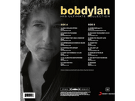 Pochette d'album pour la collection ultime de Bob Dylan, les listes de pistes sont affichées. Comprend une photo de Bob Dylan.