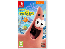 Boîtier de jeu Nintendo Switch avec Patrick Étoile de Bob l