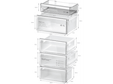 BOSCH KGN362LBF - Frigo-congélateur - largeur 60 cm - hauteur 186 cm