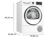 BOSCH WQG235DEFG - Sèche-linge pompe à chaleur - 8 kg - 64 dB - Label énergétique C