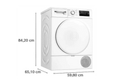 BOSCH WTH8320MFG - Sèche-linge pompe à chaleur - 8 kg - 63 dB - Label énergétique D