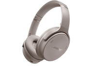 Casque Bose beige sur fond sombre. Le casque est de type circum-auriculaire.