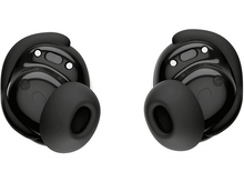 Charger l&#39;image dans la galerie, Deux écouteurs noirs sur fond blanc. Les écouteurs sont rapprochés.
