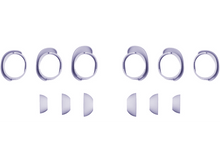 Charger l&#39;image dans la galerie, Embouts et anneaux d&#39;oreille. Différentes tailles d&#39;écouteurs sont présentées sur fond blanc.
