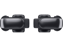 Charger l&#39;image dans la galerie, Deux contrôleurs de joystick noirs et argentés. Ils ont un design lisse et incurvé, avec un dessus circulaire.
