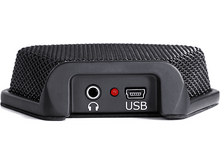 Charger l&#39;image dans la galerie, Micro noir avec ports casque et USB sur sa base.
