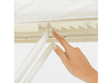 BRABANTIA Planche à repasser B 124 x 38cm SSUH Denim Grey