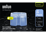 BRAUN Cartouches de recharge pour station de nettoyage (CCR4)