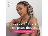 BRAUN Épilateur SE3-031 Blanc