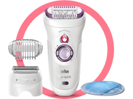 BRAUN Epilateur Silk-épil 9 Wet & Dry (9-710)