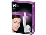 BRAUN Épilateur visage - Brosse nettoyante visage Face (SE810)