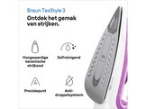 BRAUN HOUSEHOLD Fer à repasser TexStyle 3 (SI3030PU)