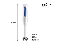 Charger l'image dans la galerie, BRAUN HOUSEHOLD Mixeur plongeur MultiQuick 3 (MQ30051M)
