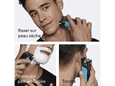BRAUN Rasoir 3040s Bleu
