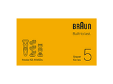BRAUN Rasoir 52-A1650s Bleu