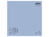 BRAUN Rasoir 62-S7650cc Argenté