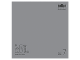 BRAUN Rasoir 72-C7200cc Doré