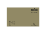 BRAUN Rasoir 9655cc Gris