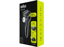 Charger l&#39;image dans la galerie, Boîte de rasoir électrique Braun Series 5, avec rasoir et détails.
