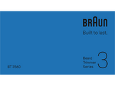 BRAUN Tondeuse à barbe BT 3560