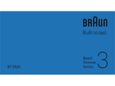 BRAUN Tondeuse à barbe BT 3520