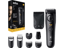 Charger l&#39;image dans la galerie, Tondeuse à barbe Braun BT5 avec accessoires sur fond blanc.
