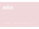 BRAUN Tondeuse à sourcils (FG1106)