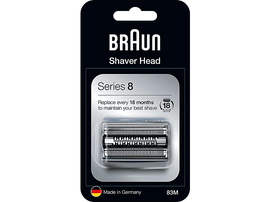 Emballage de la tête de rasoir Braun. L