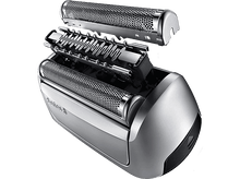 Charger l&#39;image dans la galerie, Gros plan d&#39;un rasoir électrique, ses pièces séparées.
