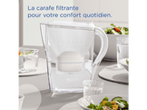 BRITA Carafe filtrante Marella Cool White + 6 Maxtra Pro All-in-1 (1051132)