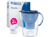 BRITA Carafe filtrante Marella Cool Blue + 2 cartouches MAXTRA Pro (1051131)