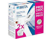 Charger l&#39;image dans la galerie, BRITA Carafe filtrante Marella Cool White + 2 filtre à eau Maxtra Pro All-in1 (1051133)
