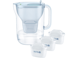 BRITA Carafe filtrante Style Eco Cool Blue + 3 Maxtra Pro (1052729)