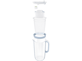 BRITA Carafe filtrante Verre Light Blue (1050449)