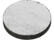 Un filtre rond, blanc et noir.