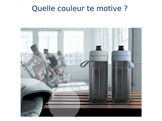 BRITA Gourde isotherme 0,6 L - Verte - Comprend 2 filtres à eau MicroDisc - Sans BPA