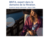 BRITA Gourde Vital 0,6 L - Pêche - Avec 2 filtres à eau MicroDisc