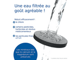BRITA Gourde Vital 0,6 L - Pêche - Avec 2 filtres à eau MicroDisc