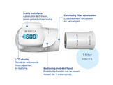 BRITA Recharge pour filtre à eau On Tap Pro V-MF - Convient pour 600 litres d'eau potable pure - réduit les FPAS, les bactéries, le chlore et le plomb