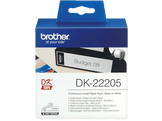 BROTHER DK22205 Rouleau d'étiquettes continu papier blanc 62 mm