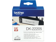 BROTHER DK22205 Rouleau d'étiquettes continu papier blanc 62 mm