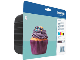 BROTHER LC-123 Noir - Cyan - Magenta - Jaune