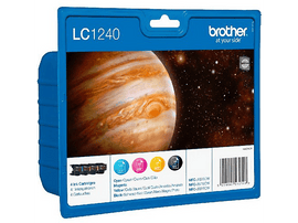 BROTHER LC-1240 Blister Noir - Cyan - Magenta - Jaune