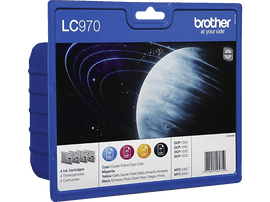 BROTHER LC-790VAL Blister Noir / Cyan / Magenta / Jaune (LC970VALBP)