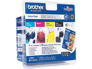 BROTHER LC-980VALBP Blister Noir - Cyan - Magenta - Jaune